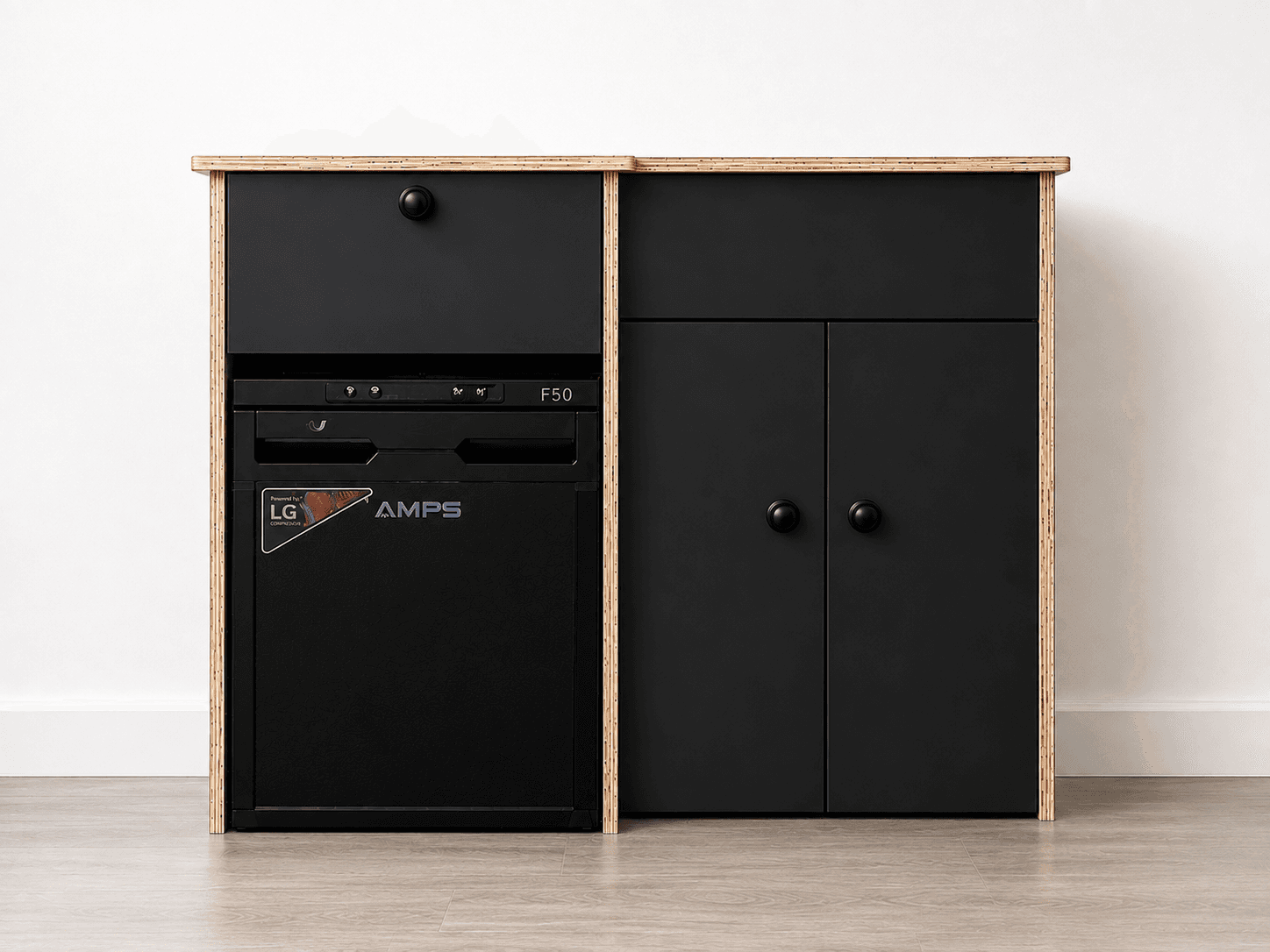 Campervan Kitchen Pod Black